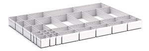 33 Compartment Box Kit 100+mm High x 1050W x750D drawer 1050mmW x 750mmD 43020777 